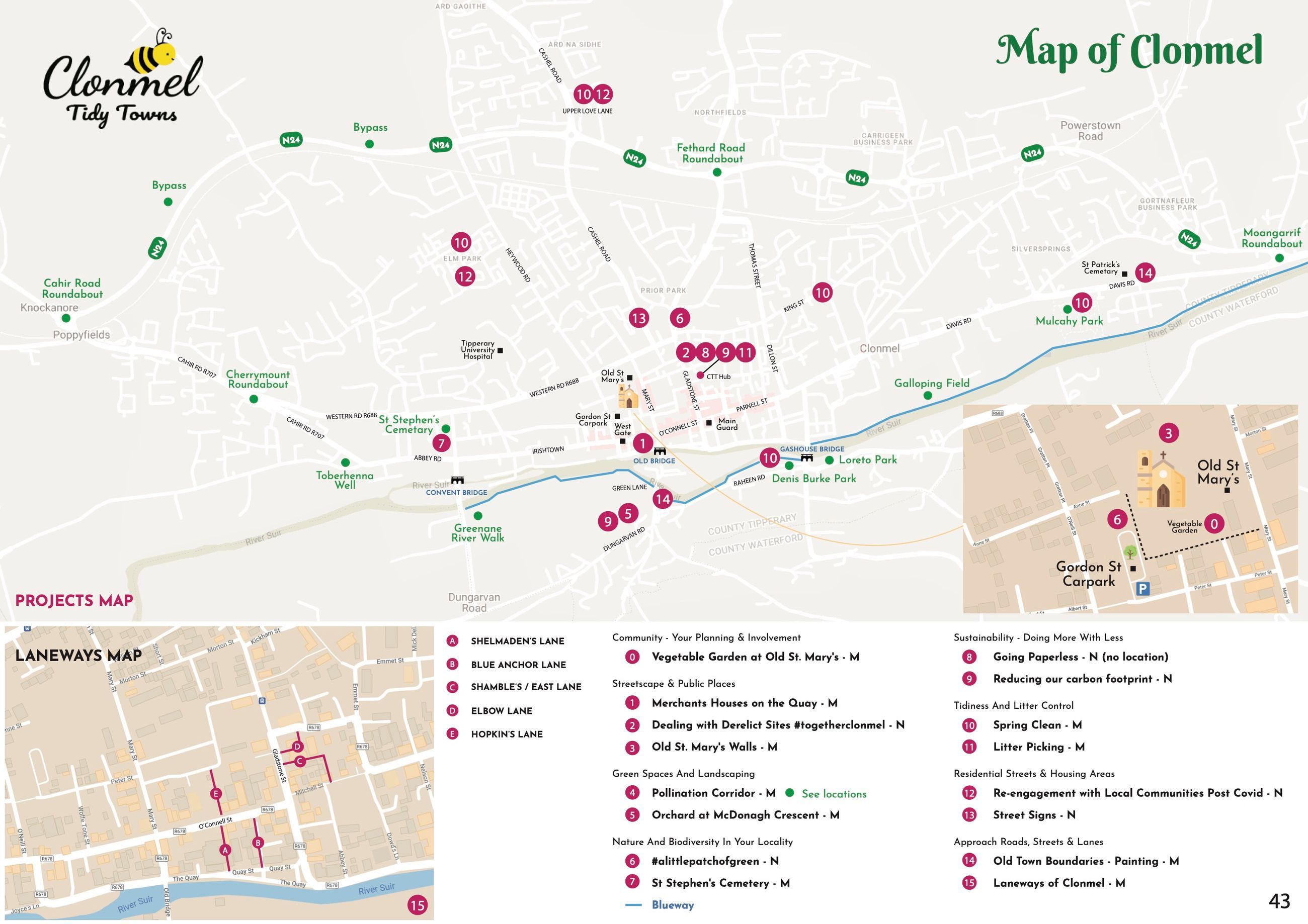 Clonmel Tidy Towns Maps